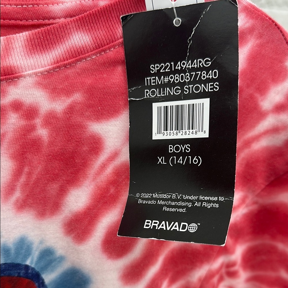 Rolling Stones Kids Tie-Dye Graphic T-Shir - Picture 3 of 6